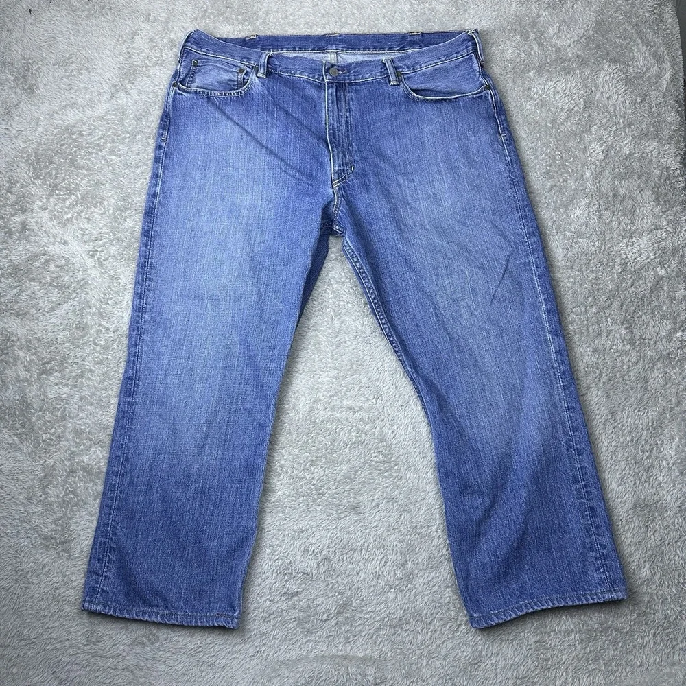 VTG Polo Ralph Lauren Men's 40x30 Medium Wash Denim Jeans Classic Fit‎ Workwear